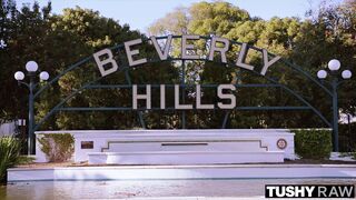 Blonde Bombshell Alexis Craves Daily Ass Action in Red Dress