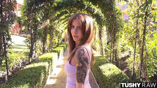 Tattooed Lumi's Minidress: All Night Anal Adventure in TUSHYRAW