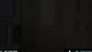 NURUMASSAGE Nymphomaniac Babe Seduces Disapproving Therapist Into Fucking Her