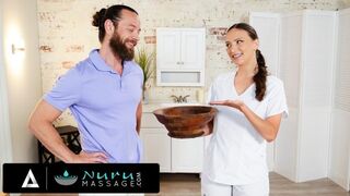 Nuru Oil Creator Brad Newman Tries His Product With A New Masseuse