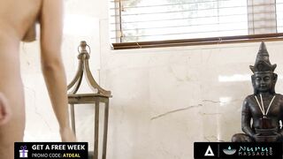 Cute Masseuse Takes Care Of Her Client's Huge Cock With A Happy Ending