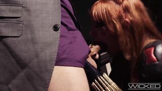 Black Widow's Squirting Threesome - WickedPictures