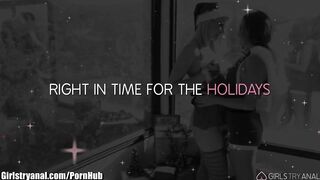 GirlsTryAnal Holiday Lesbian Anal Fantasy