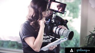 Famous Porn Actress Lana Rhoades Bangs With The Busty Movie Director April O'Neil