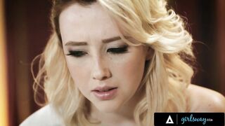 Stacked Blonde Passionately Fucks Her Wife After They Talked To Aliens