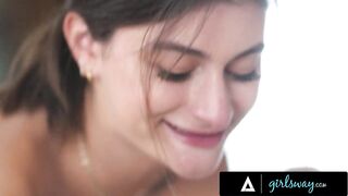 Lesbian Flower Shop Owner Has Passionate Fuck With Her Favorite Customer Newly Single