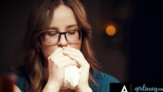 Lonely Woman Cheats On Her Husband With His Boss' Wife Angela White During Couple Dinner