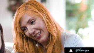 MILF Babysitter Lauren Phillips Wants Teen Neighbors Lily Larimar & Maya Woulfe's Pussies