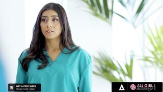 Naturally Stacked Lena Paul Has A Hard Threesome With Her Employee Violet Myers