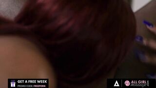 Perfect Lesbian Threesome During Hot Massage With 3 Hot Babes SPANISH SUBTITLES