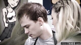 Lily Larimar Almost Caught Fucking in Public Cafe