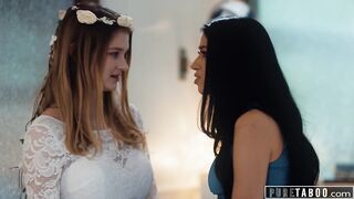 Bride-To-Be Can't Resist Pussy And Convinced To Give In To Lesbian Desires By Alex Coal