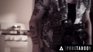 Syren De Mer Tricks Her Stepson's GF Nikki Sweet Into A 3-Way For Pervy Husband To Record