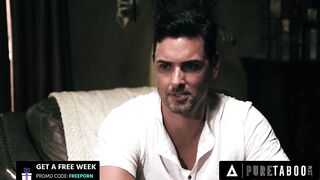 Sleazy Stepdad Cums Inside His Stepdaughter's Virgin Best Friend