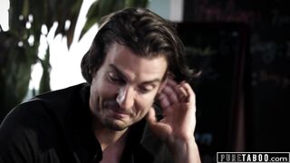 MILF Stewardess Aila Donovan Tricks Horny Himbo Into Secret Affair Behind His Wife's Back