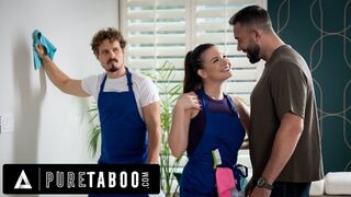 House Cleaner Alison Rey Flirts With Rich Customer Will Pounder In Front Of Her Husband