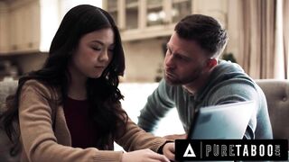 Small Town Girl Lulu Chu Gets Horny While Hearing Roommate Raw & Dirty With Slimthick Vic