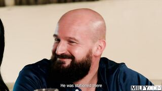 Young Man Fucks MILF Step-Mom During Girlfriend's Holiday