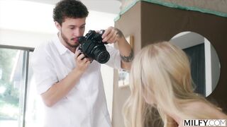 Photographer Fucks Rich Blonde at Beach