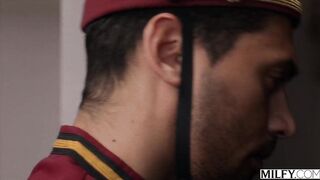 Dominant Lecturer Athena Commands Bellboy's Skill For Her Pleasure