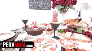 HOT MILF Step Mother Sofie Marie Gets a Pussy Full of Step Son Dick for Thanksgiving - PervMom Taboo