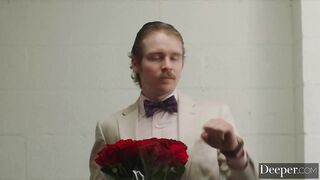 Amber Moore's Boyfriend Watching Black Bull Fuck Her