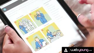 Horny Lesbians Maya Kendrick & Gianna Dior Keep Teasing Uncomfortable Str8 Bestie Adriana Chechik