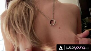 Petite Blondes Lena Nicole & Kenna James Practice For Their Anatomy Exam