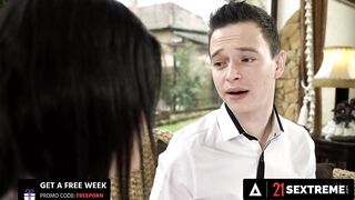 Horny Stepmom Can't Wait To Fuck With Her Stepson's And Gets Hot Facial