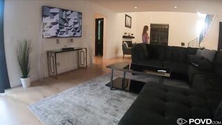 Athena Rayne's Shower Invasion: Spy Fuck & Creampie