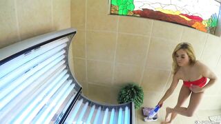 Katie Kush's Tanning Bed Rescue Fuck