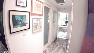 Stepbro Caught Watching Her Shower in Taboo Thrill