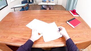 Teacher Catches Student Masturbating in Detention Fucks Her Raw