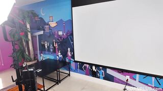 Gamer Alexia's BBC Threesome with Toys.