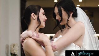 Married Beauties Charlotte Sins & Melissa Stratton Reproduce Fantasy Wedding