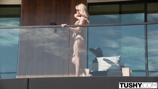 Blonde Tushy Star Emma Served Rough By Chef & Trainer