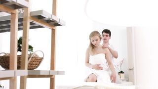 Masseur's Hard On Leads To Wild Fuck After Massage