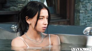 Gianna Dior Commands Vanessa Alessia in Forbidden Hot Tub Threesome