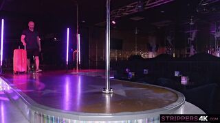 A Stripper Emerges From Suitcase To Fuck Her Client