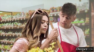 Molly Little's Public Fucking Thrill With A Shelf Stocker