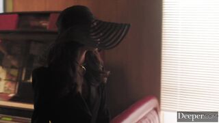 Chanel Camryn Serves Dom's Cock At Diner