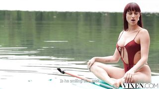 Audrey Reid's Outdoor Fuck With A Stranger Firsts Vixen Scene