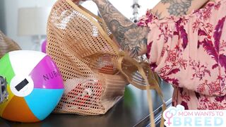 Hot MILF Kathryn Mae Shares A Bed with Stepson During Beach Vacation and gets Bred S5:E1