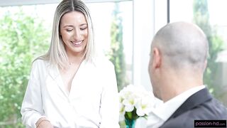 PASSIONHD Sweet Sophia Grinds On Hubby's Cock Before Work