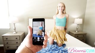 Lustful Lily Larimar Sends Titty Pics to Make Ex BF Jealous Fucks Stepbro Instead