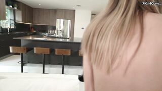 Multiple Orgasms with Remote Controlled Vibrator and Facial