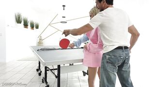 Kiara's Naked Ping Pong Challenge