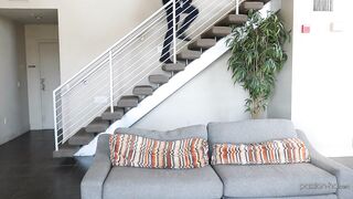 Bodyguard Watches Kenzie Finger Her Wet Pussy