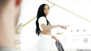 Mila Commands Moving Man To Fuck Her While He's At Work