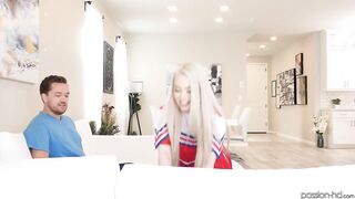 Haley's Cheerleading Routine Erots Kyle into Fucking Her